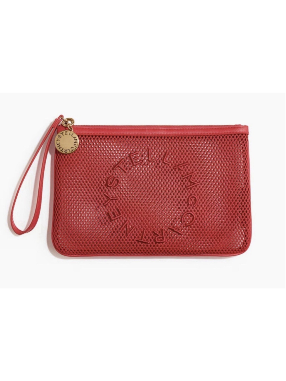 Stella McCartney H&M Mesh Clutch Bag Red New Authentic - Picture 5 of 7
